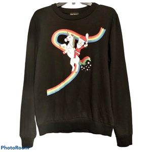 Alex Stevens Santa Unicorn Christmas Sweatshirt Junior Med